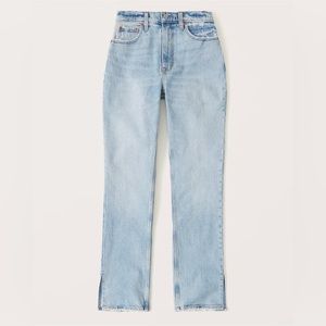 Abercrombie Curve Love Ultra High Rise 90s Straight Jean